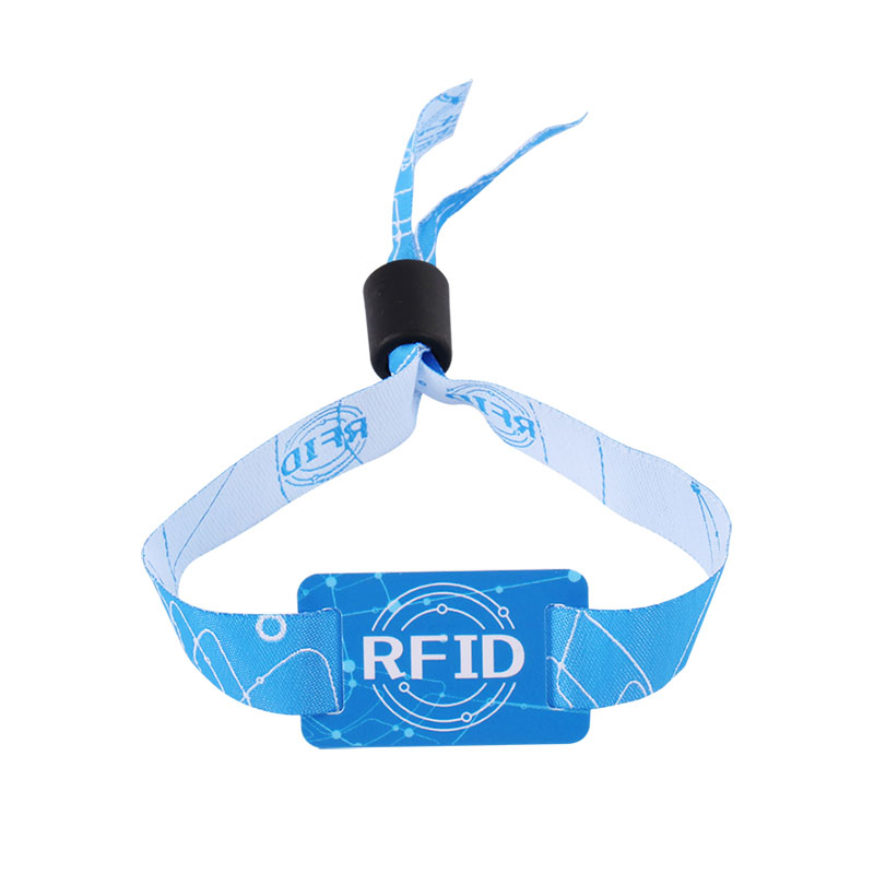 13,56mhz IC Chip RFID billet nærhedsarmbånd Nylon RFID armbånd