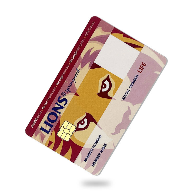 Kontakt IC Smart Chip Card PVC-kort